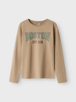 Name It Lasten Paita, NKMVUX LS TOP Beige