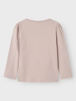 Name It lasten paita, NMFJOANA PAW LS TOP Vaaleanpunainen