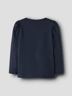 Name it lasten paita NMFSWANA LS TOP, tummansininen