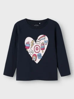 Name It Lasten Paita, NMFVIZ LS TOP Tummansininen