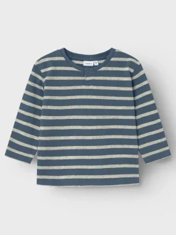 Name It Lasten Paita, NMMNIKS LS TOP Raidallinen Sininen