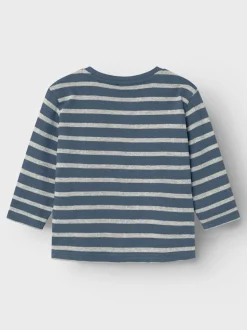 Name It Lasten Paita, NMMNIKS LS TOP Raidallinen Sininen