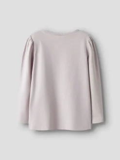 Name It lasten pitkähihainen paita NMFBOLORAS LS TOP, vaalea lila