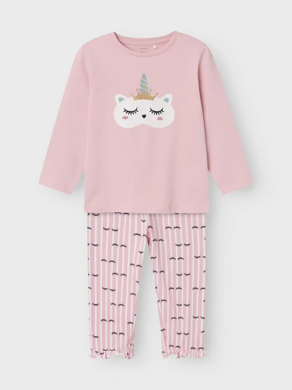 Name It lasten pyjama, NMFRANDA NIGHTSET Vaaleanpunainen