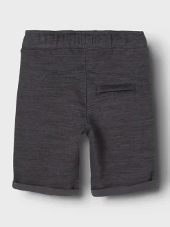Name It lasten shortsit, NKMSCOTT SWE LONG SHORTS Meleerattu Grafiitti