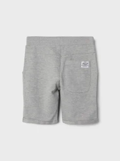 Name It Lasten Shortsit NKMVERMO LONG SWE SHORTS UNB Vaaleanharmaa