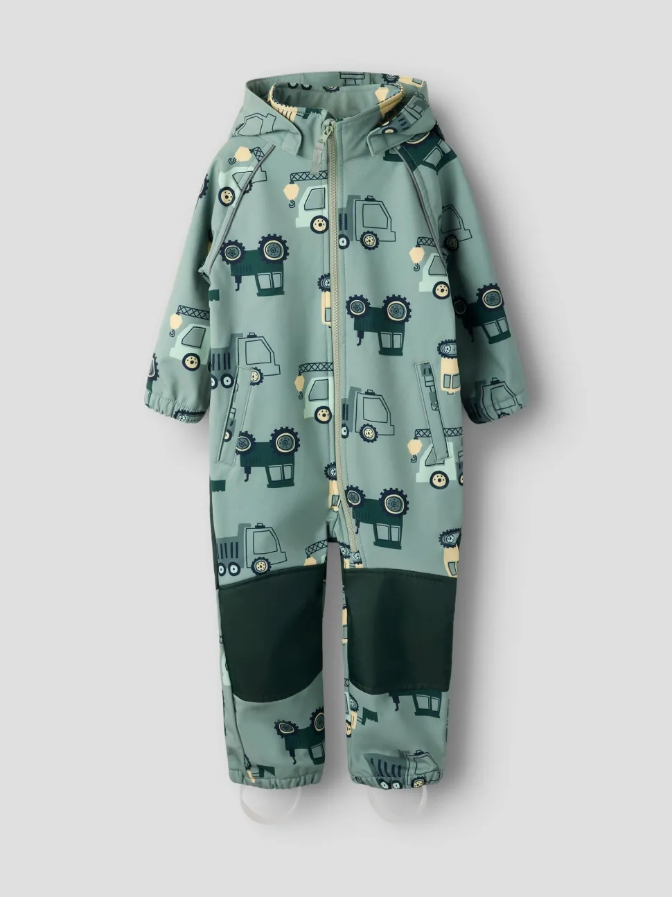 Name It lasten softshell haalari NMMALFA08 SOFTSHELL SUIT NOOS, kuosi vihreä