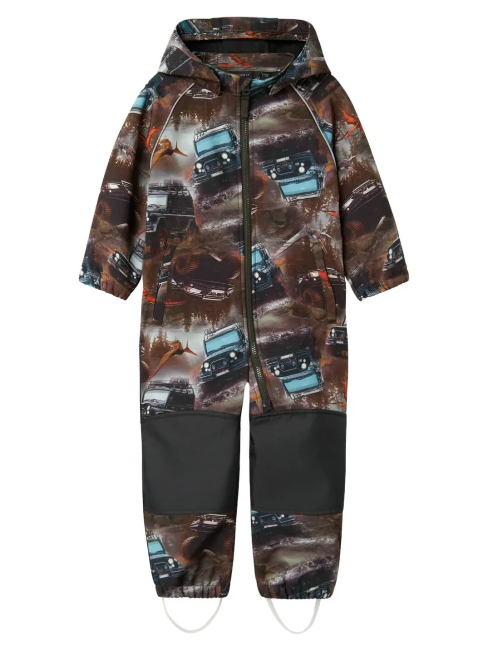 Name It Lasten Softshellhaalari, NMMALFA08 SOFTSHELL SUIT NOOS Ruskea Kuosillinen