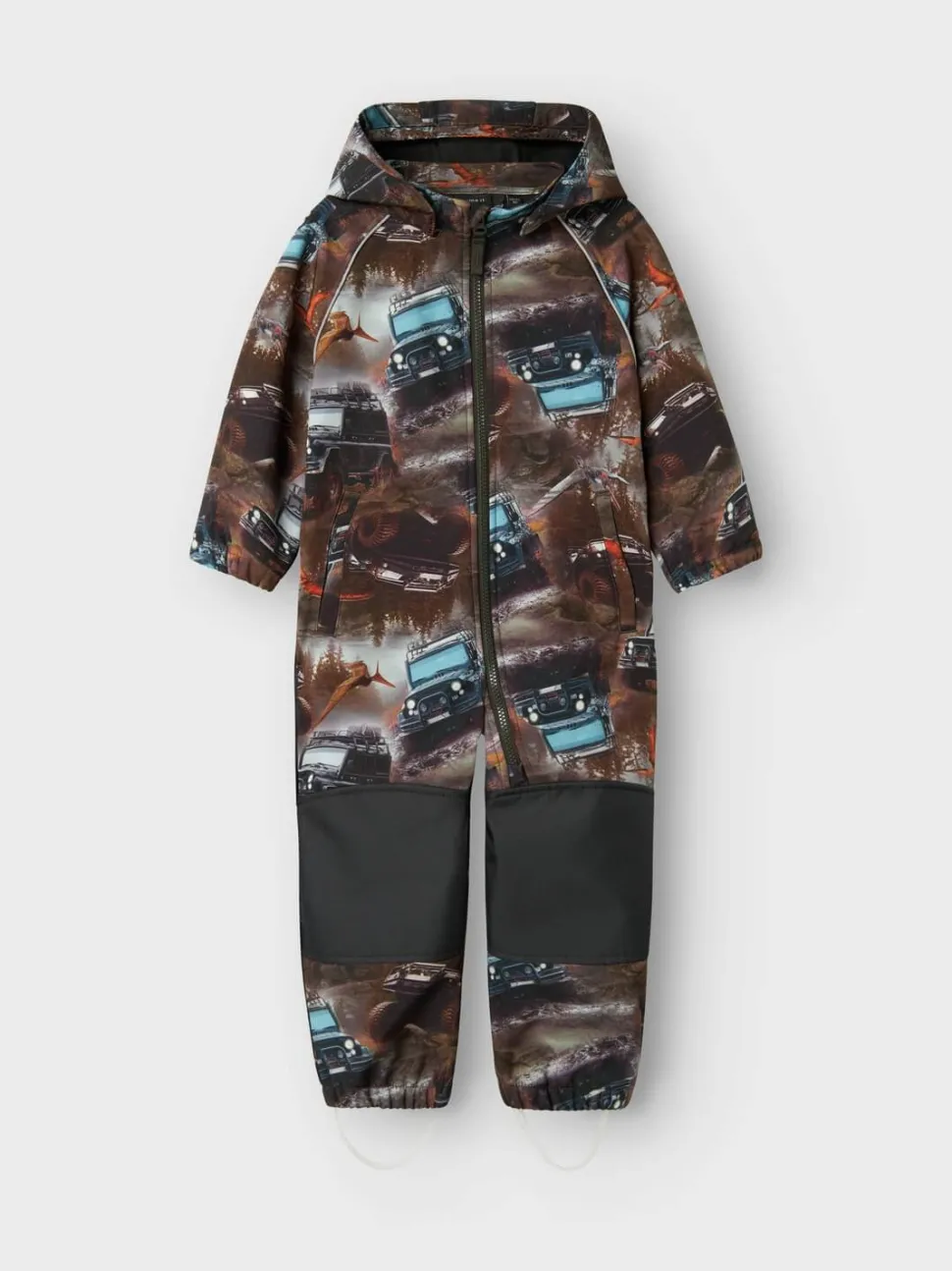 Name It Lasten Softshellhaalari, NMMALFA08 SOFTSHELL SUIT NOOS Ruskea Kuosillinen