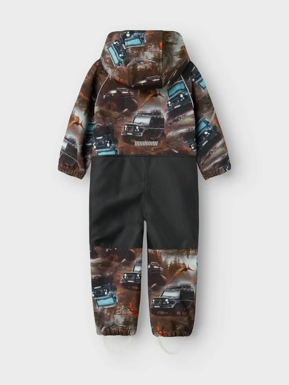 Name It Lasten Softshellhaalari, NMMALFA08 SOFTSHELL SUIT NOOS Ruskea Kuosillinen