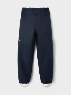 Name It Lasten Softshellhousut, Alfa Solid Tummansininen