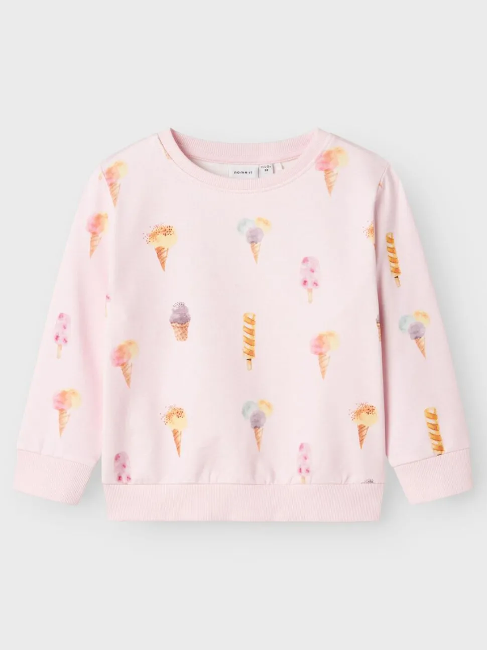 Name It lasten svetari, NMFJILLIAN SWEAT UNB BOX Vaaleanpunainen Kuosi