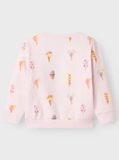 Name It lasten svetari, NMFJILLIAN SWEAT UNB BOX Vaaleanpunainen Kuosi