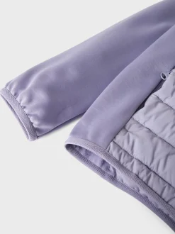 Name It lasten takki, NKNMIO HYBRID JACKET Liila