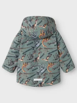 Name It Lasten Takki, NMMMAX JACKET AOP Vihreä Kuosi