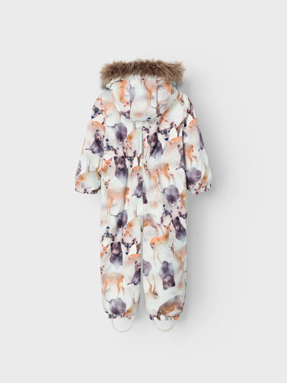 Name It lasten talvihaalari, NMNSNOW10 SUIT DEER Valkopohjainen Kuosi