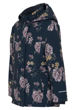 Name It lasten talvitakki, NKFSNOW10 JACKET FLOWER Sininen Kuosi