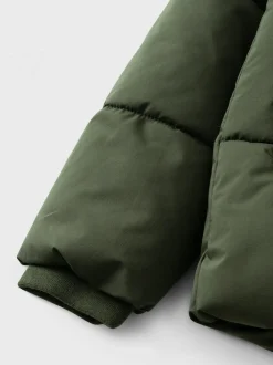 Name It Lasten Talvitakki, NKMMORNING PUFFER JACKET Armeijanvihreä