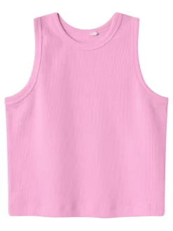 Name It Lasten Toppi, NKFNAKAL SL CROP TOP NOOS Pinkki