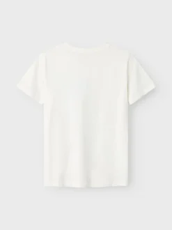 Name It Lasten T-Paita, NKMHERRA SS TOP Valkoinen
