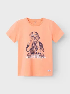 Name It Lasten T-Paita, NKMJUBUS SS TOP Persikka