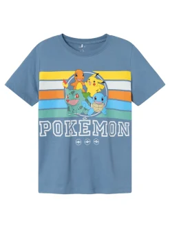 Name It lasten t-paita, NKMJUST POKEMON SS TOP Sininen