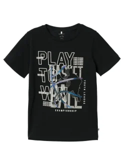 Name It lasten t-paita, NKMKAJAKKI SS TOP Musta