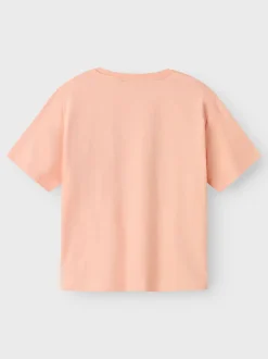 Name It lasten t-paita, NKMVAGNO SS LOOSE TOP Persikka