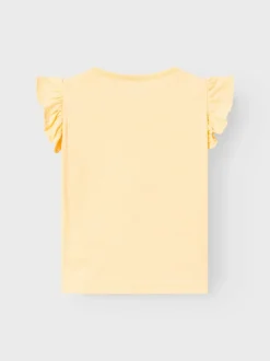 Name It lasten t-paita, NMFJEWEL SS TOP Keltainen