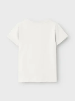 Name It lasten t-paita, NMMBORRIS SS TOP Valkoinen