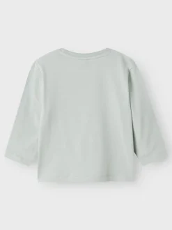 Name It lasten t-paita, NMMHAKO NREG LS TOP Vaaleanvihreä