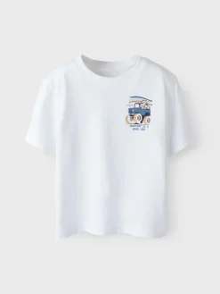 Name It lasten t-paita, NMMVELIX SS NREG TOP Valkoinen