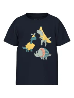 Name It Lasten T-Paita, NMMVUX SS TOP Tummansininen