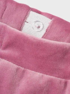 Name It lasten velour olohousut, NKFRAGNA REG VEL PANT Pinkki