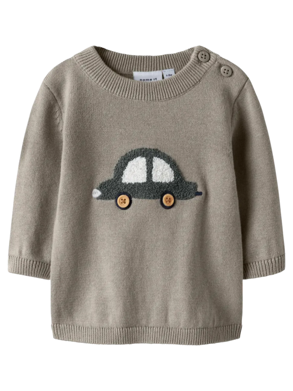 Name It neulepusero NBMBAND LS Knit, beige