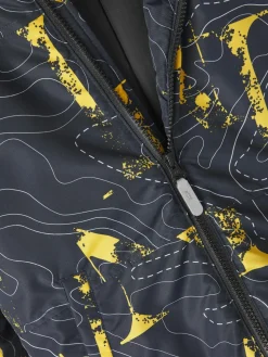 Name It takki, NKMMAX JACKET ADVENTURE Musta Kuosi