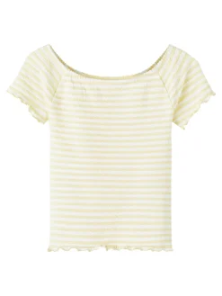 Name It t-paita, NKFJAMY SLIM OFFSHOULDER TOP Keltainen