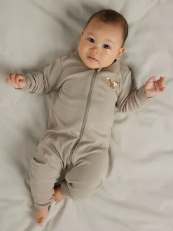 Name It yöasu NBMNIGHTSUIT 2P ZIP FF FOX, vaaleanvihreä