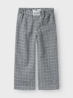 Name It yöhousut K NMNSTRANE PANT, harmaa ruutu