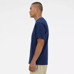 New Balance miesten t-paita Athletics Cotton t-shirt, tummansininen