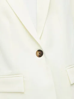 Object Naisten Bleiseri OBJSIGRID LS BLAZER NOOS Luonnonvalkoinen
