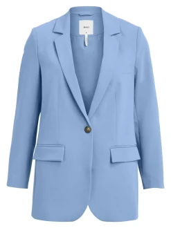 Object Naisten Bleiseri OBJSIGRID LS BLAZER NOOS Vaaleansininen