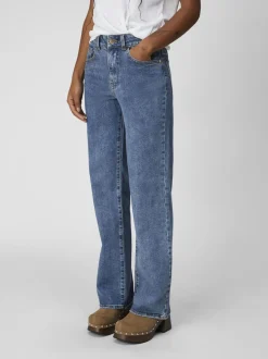 Object Naisten Farkut, OBJMARINA MW DENIM JEANS NOOS Indigo