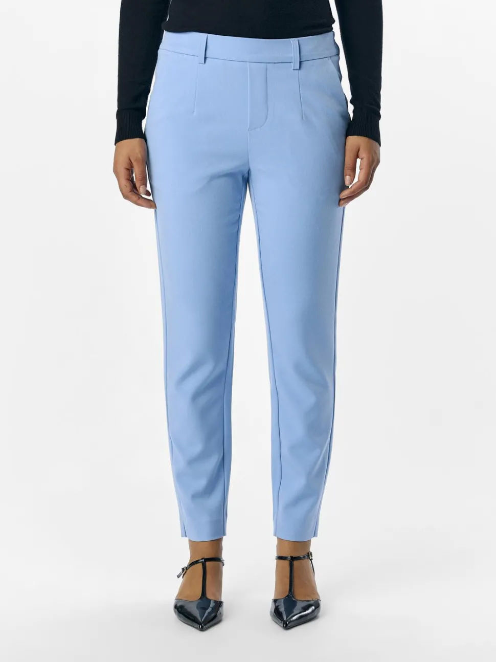 Object Naisten Housut, Objlisa Slim Pant NOOS Cornflower Blue