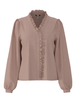Object naisten paita, OBJGEMMA DEA L/S RE SHIRT E DIV Rose Elegance