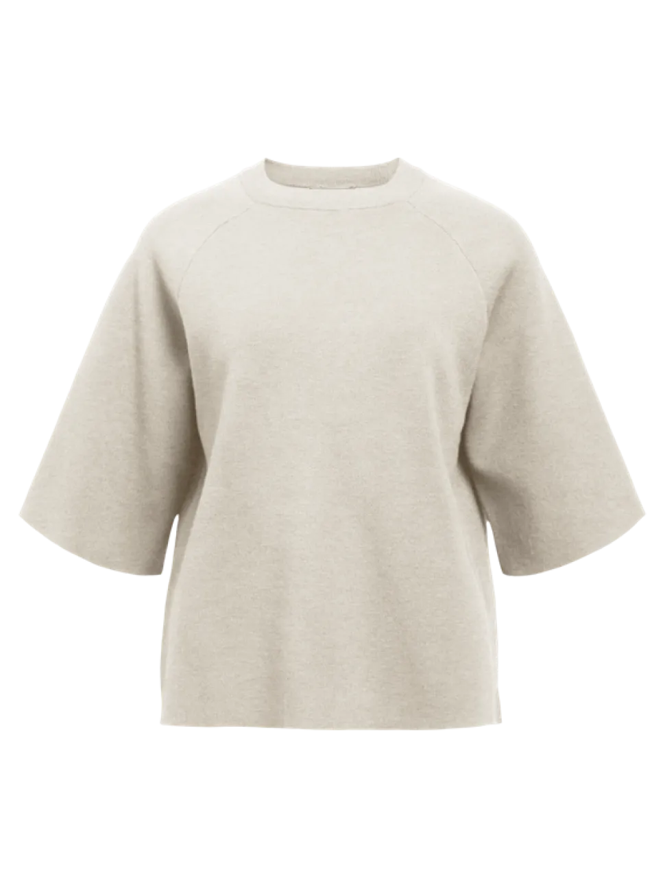 Object naisten pusero, OBJREYNARD 2/4 KNIT PULLOVER Silver Gray