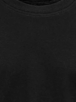 Only and Sons Junior lasten t-paita OSJMAX LIFE SS STITCH TEE NOOS, musta