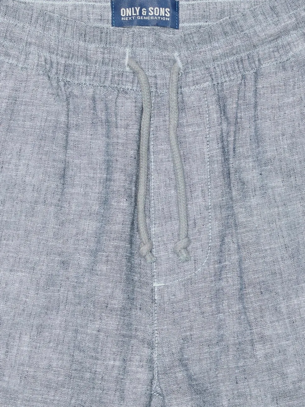 Only and Sons Junior shortsit, OSJCAIDEN LIFE LOOSE LINEN SHORTS Keskisininen