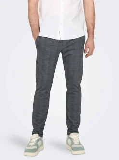 Only and Sons Miesten Chinot, MARK PANT DRESS BLUES NOS Sininen Ruutu