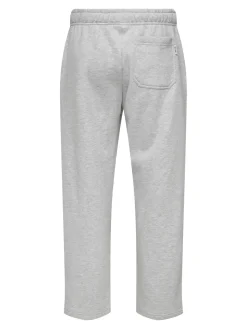 Only and Sons Miesten Collegehousut, CONNOR RLX PANT NOS Light Grey Melange